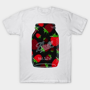 Raspberry in a mason jar T-Shirt